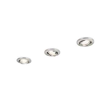 Philips inbouwspot enif recessed 3x50W nikkel