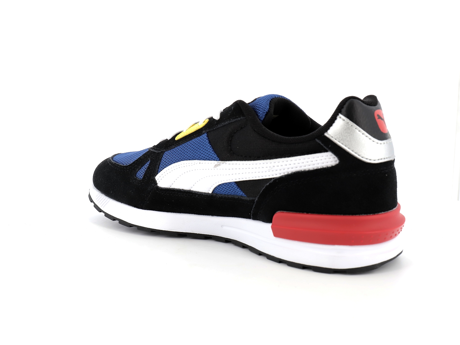 Puma-380736 Matières combinées Bleu blanc noir