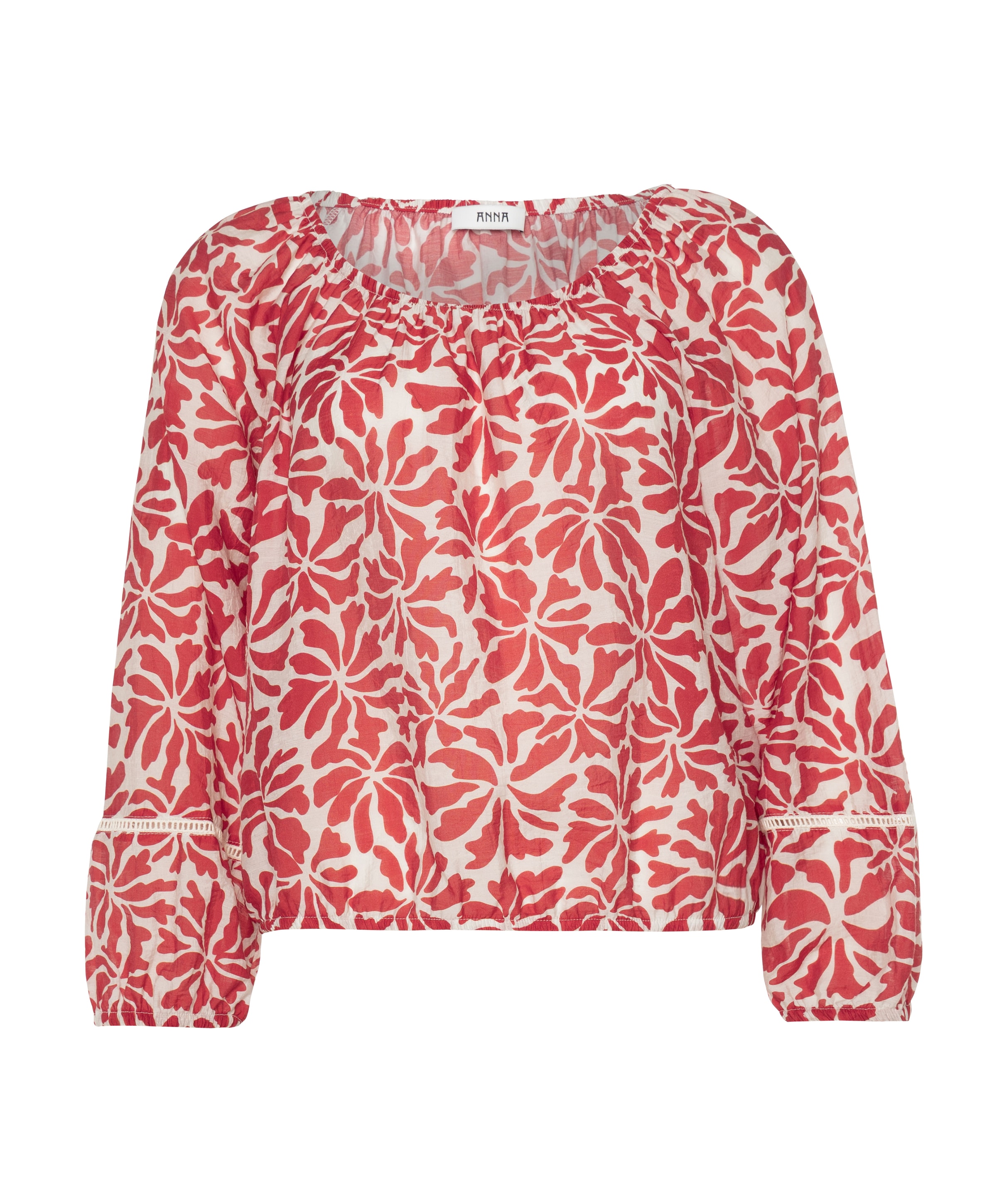 Anna Dames blouse rood