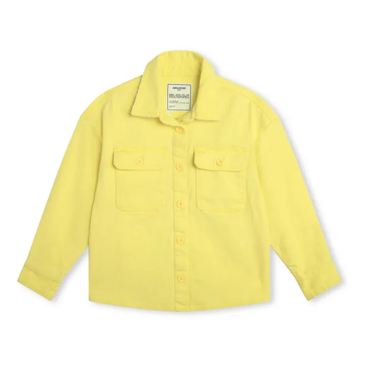 Zadig & Voltaire Veste Bonnie Over Sergé | Jaune