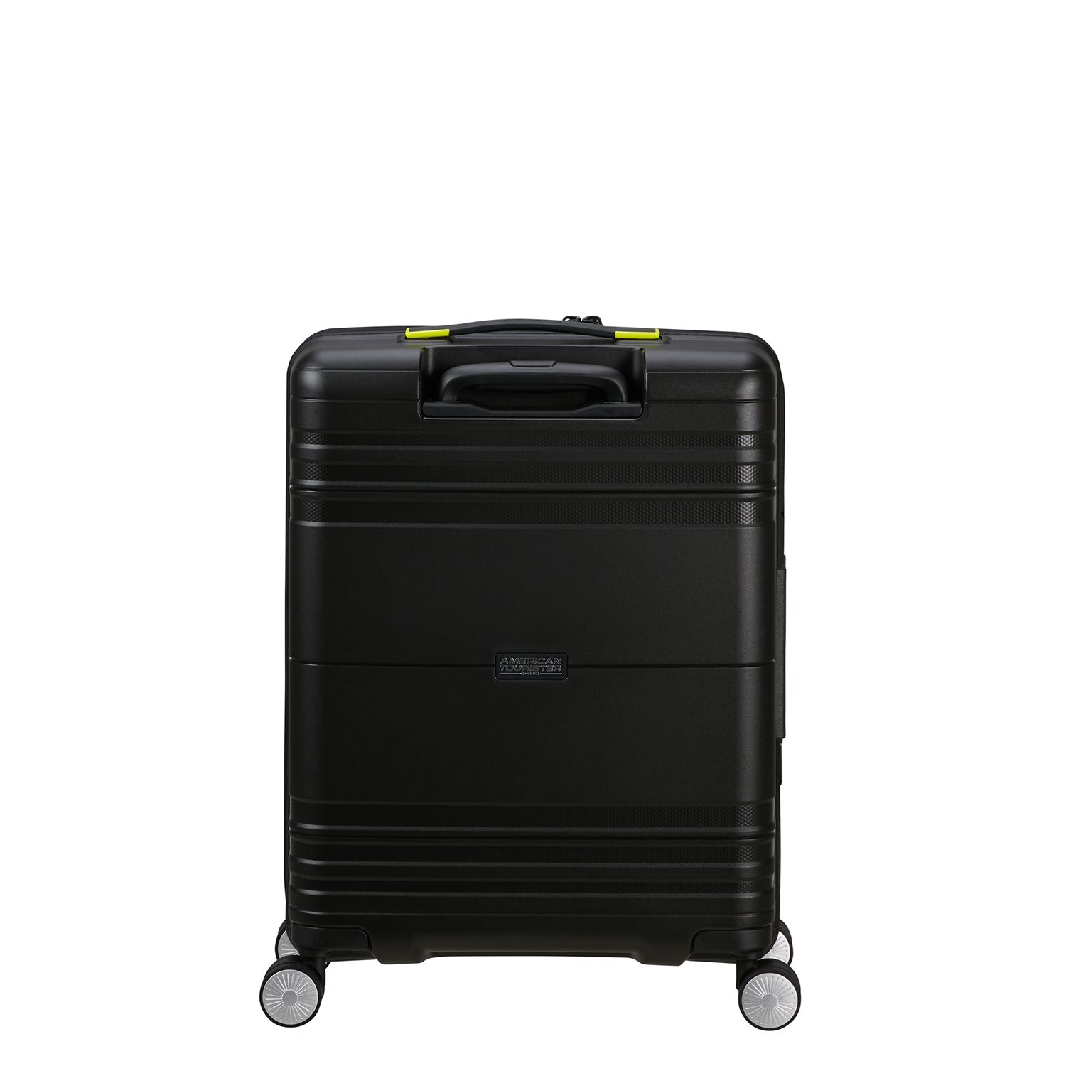 American Tourister Hello Cabin Spinner 55 EXP Coated black/lime