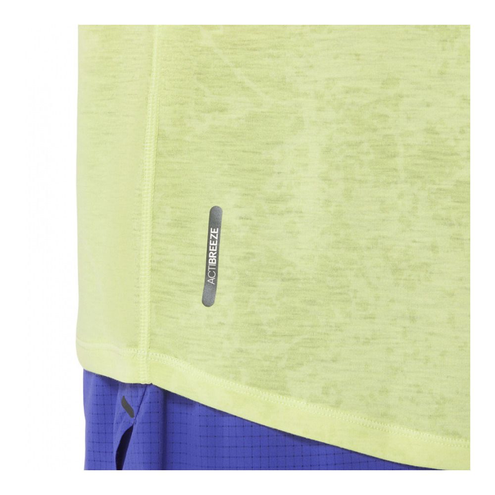 Asics METARUN PATTERN - Tee-shirt Femme glow yellow