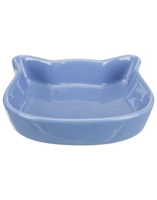 Trixie Keramische Voer\/Waterbak - Kattenvoerbak - 12 cm 0.25 l Assorti