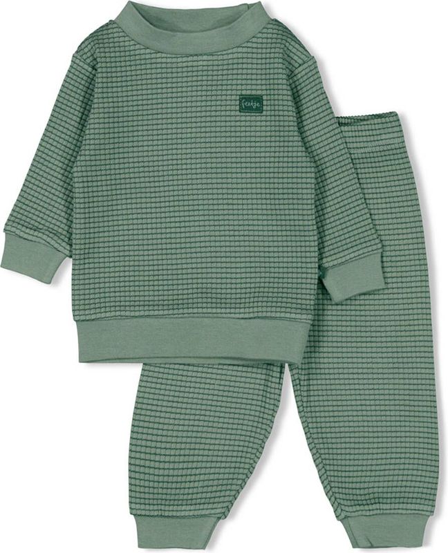 Feetje - Family Limited Edition - Wafelpyjama - Zeegroen
