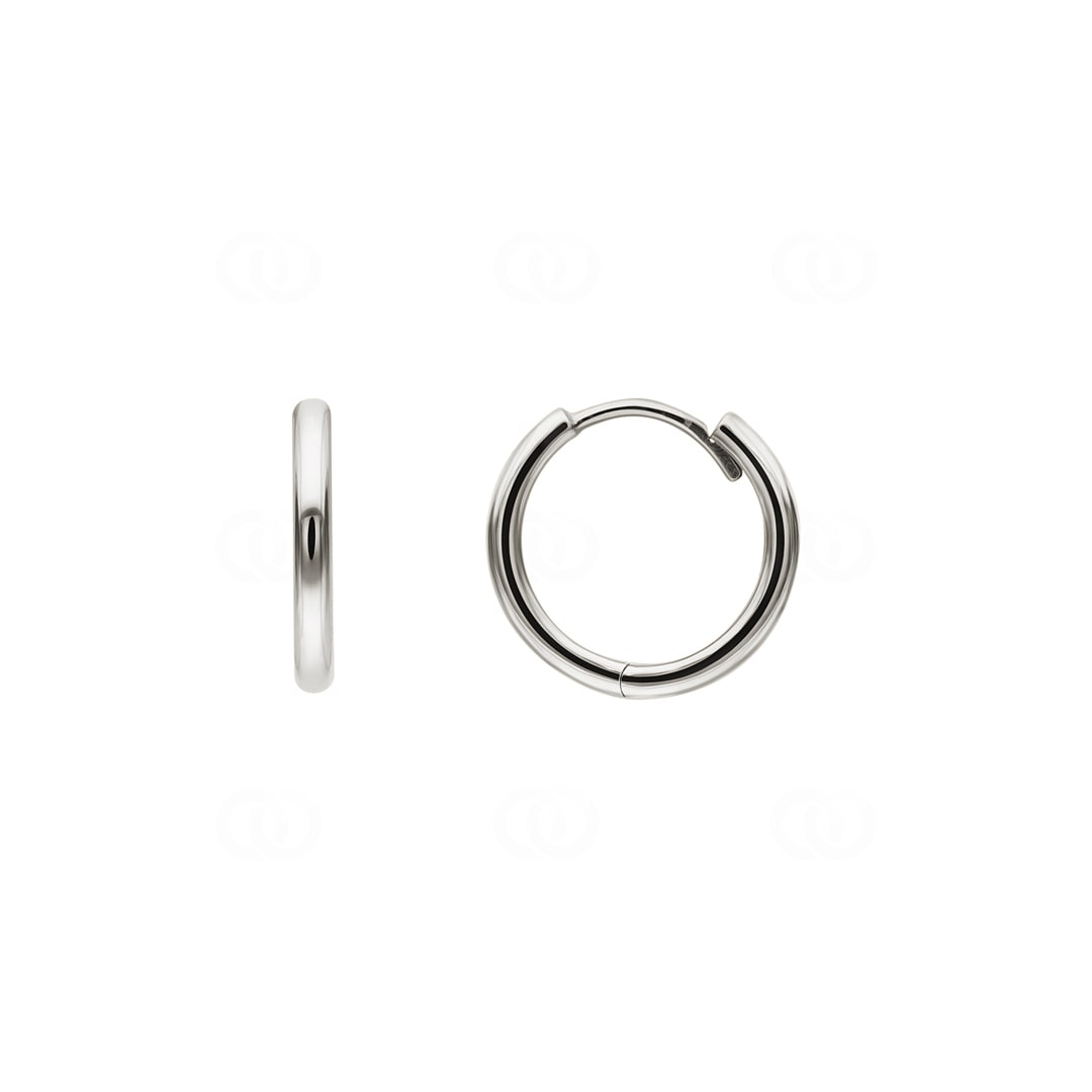Kreolen 750/18 K Weissgold Ø 12.5mm