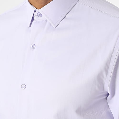 Chemise Manches Longues Lilas