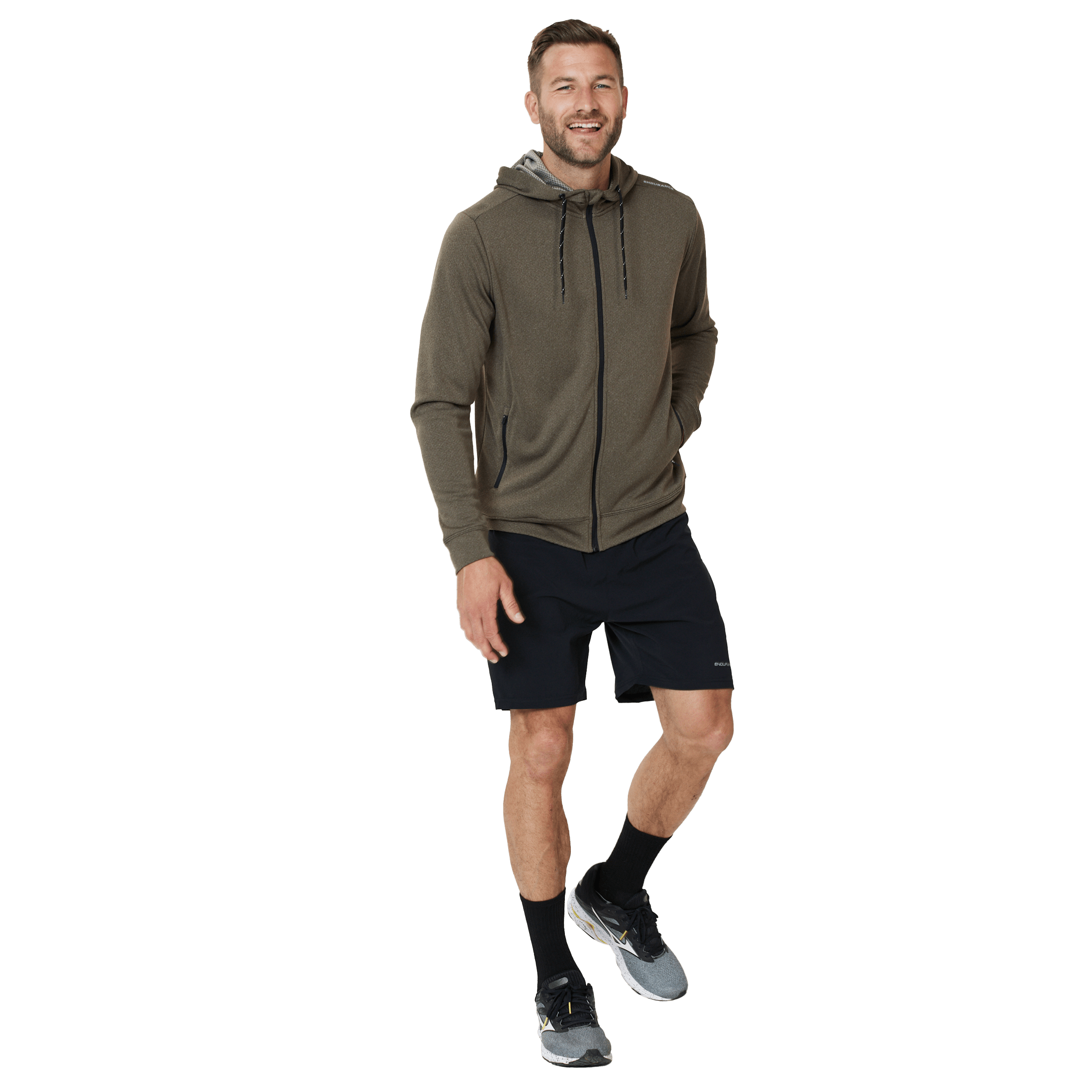 Endurance Dereff M Full Zip Hoody - Fritid og bomull
