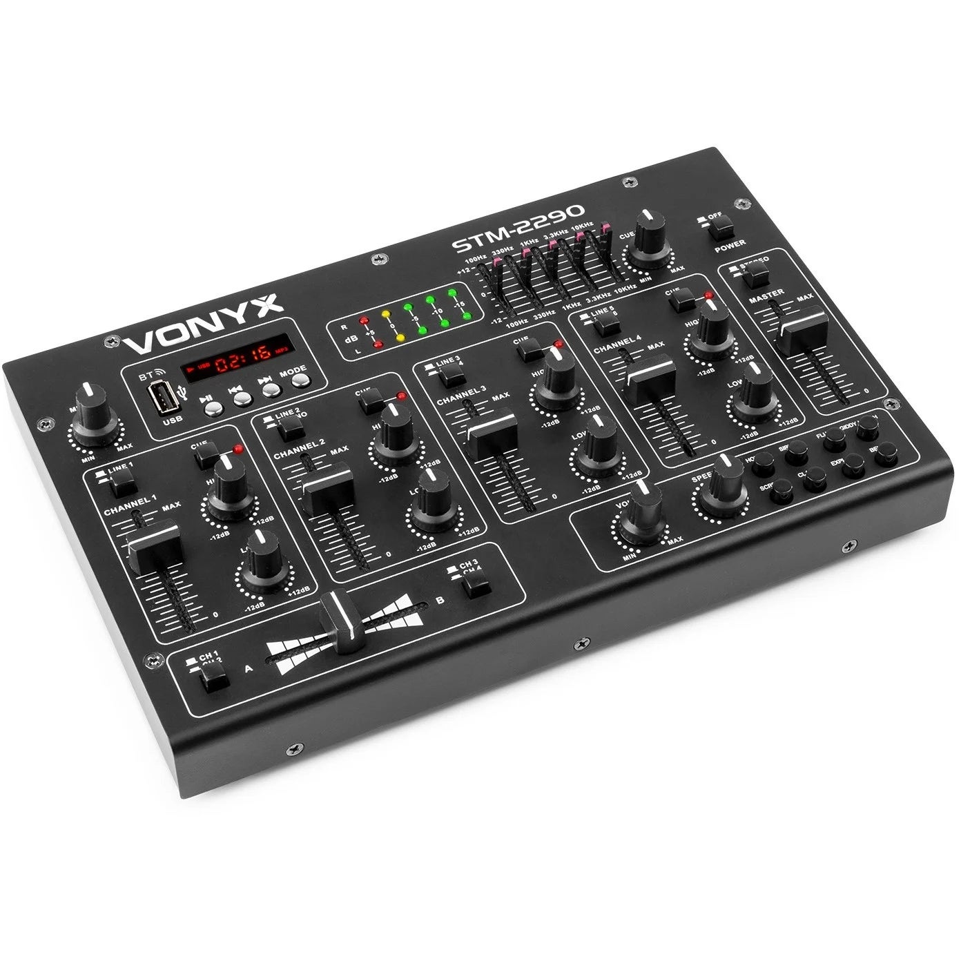 Devine Onyx speakerset + Bluetooth DJ-mixer