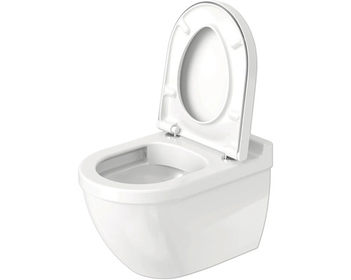DURAVIT wandcloset Starck 3, diepe spoeling, open rand, glanzend wit, zonder toiletzitting, 2527090000