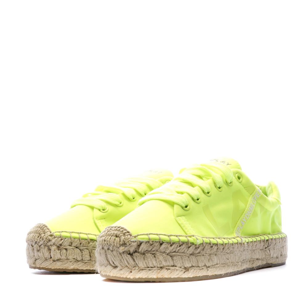 Replay Baskets Espadrille Jaune Femme Replay Nash