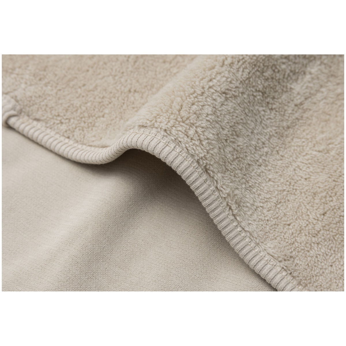 JolleinJollein   Decke Sherpa jersey warm sand 100x150 cm