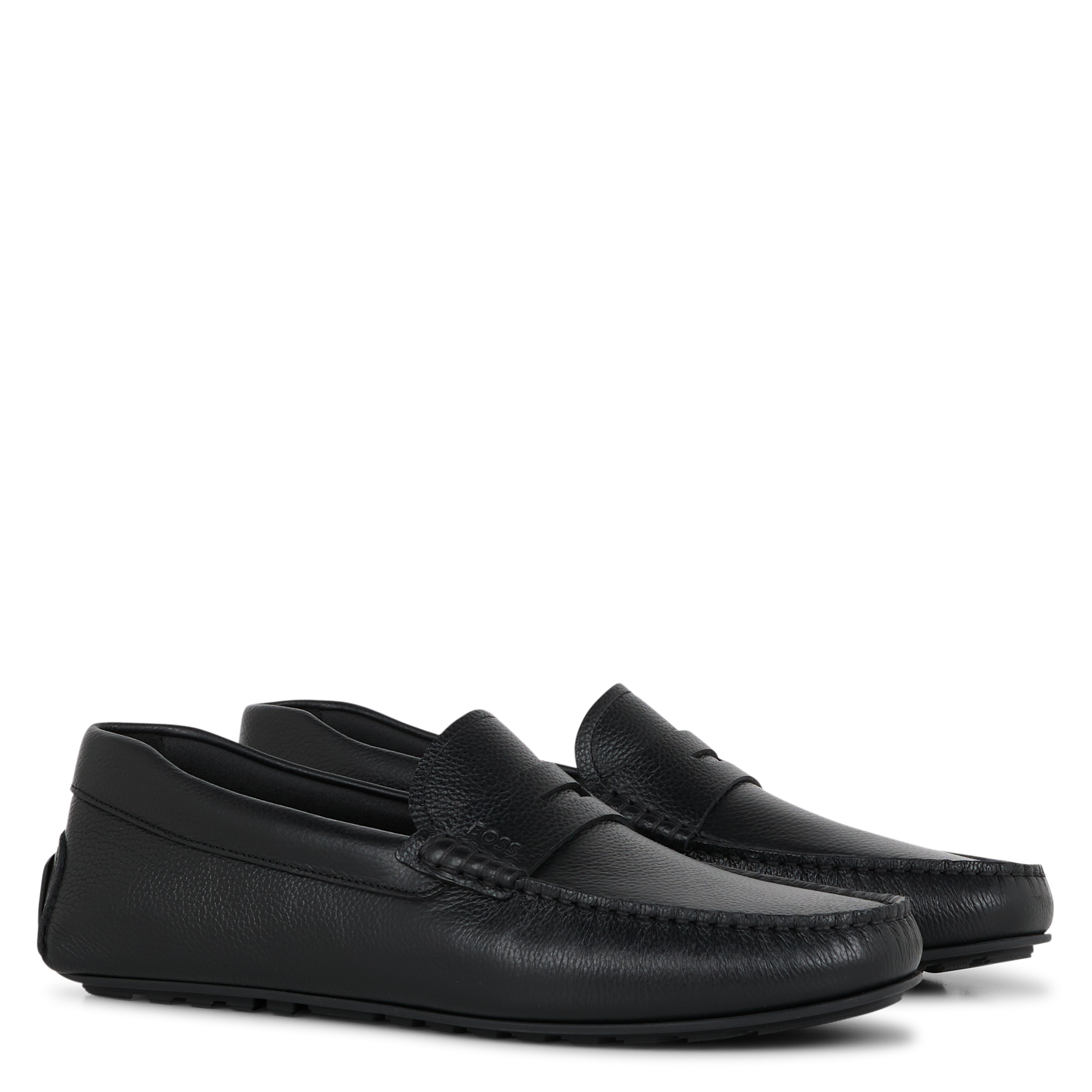 Mocassins en cuir| Noir