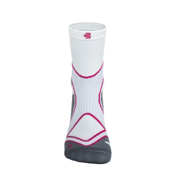 Bauerfeind Dame Strømper Run Performance Socks Mid Cut Hvid