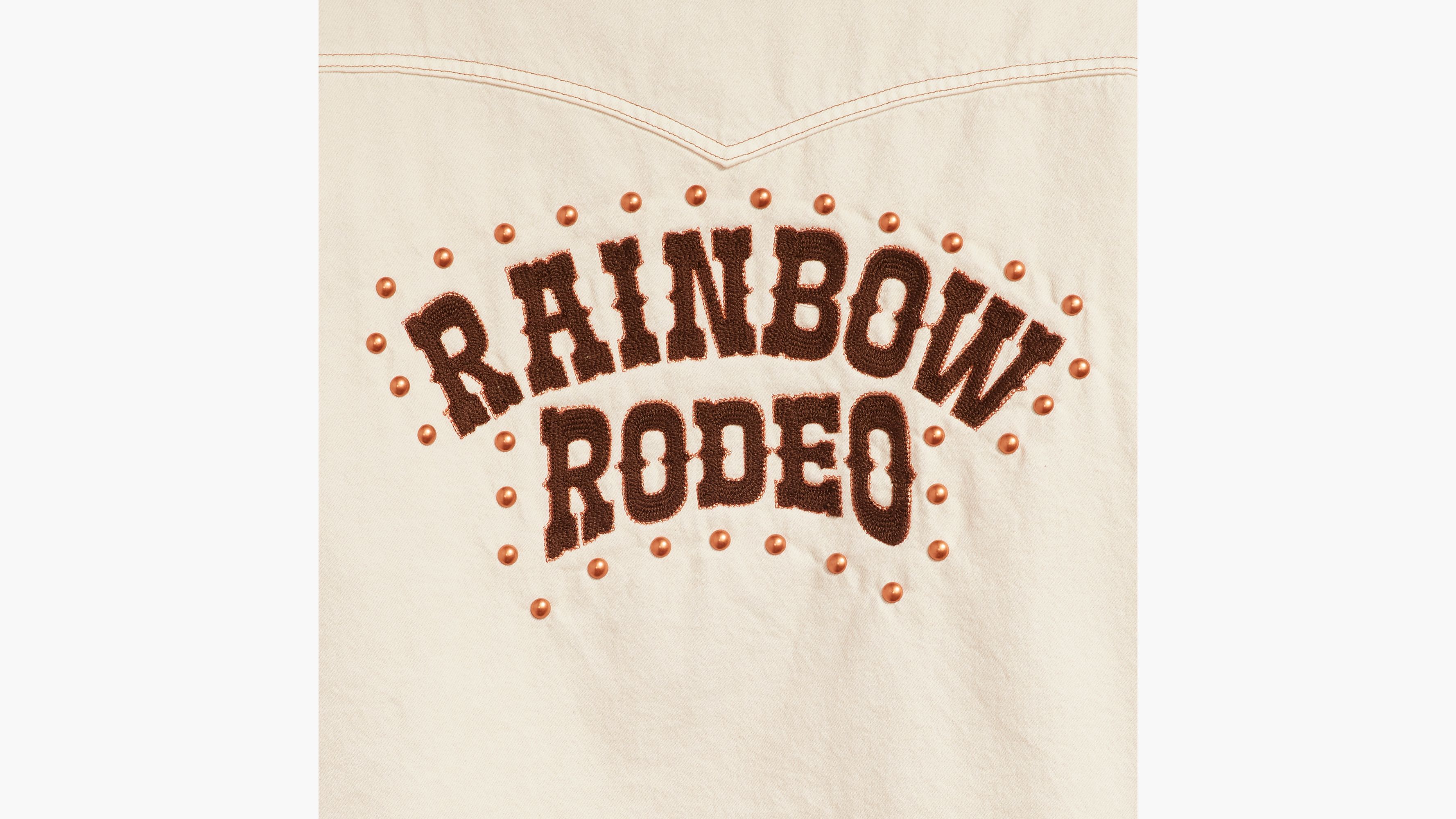Levi's® Pride Veste Trucker Western Liberation - Rodeo Boots Trucker - Blanc