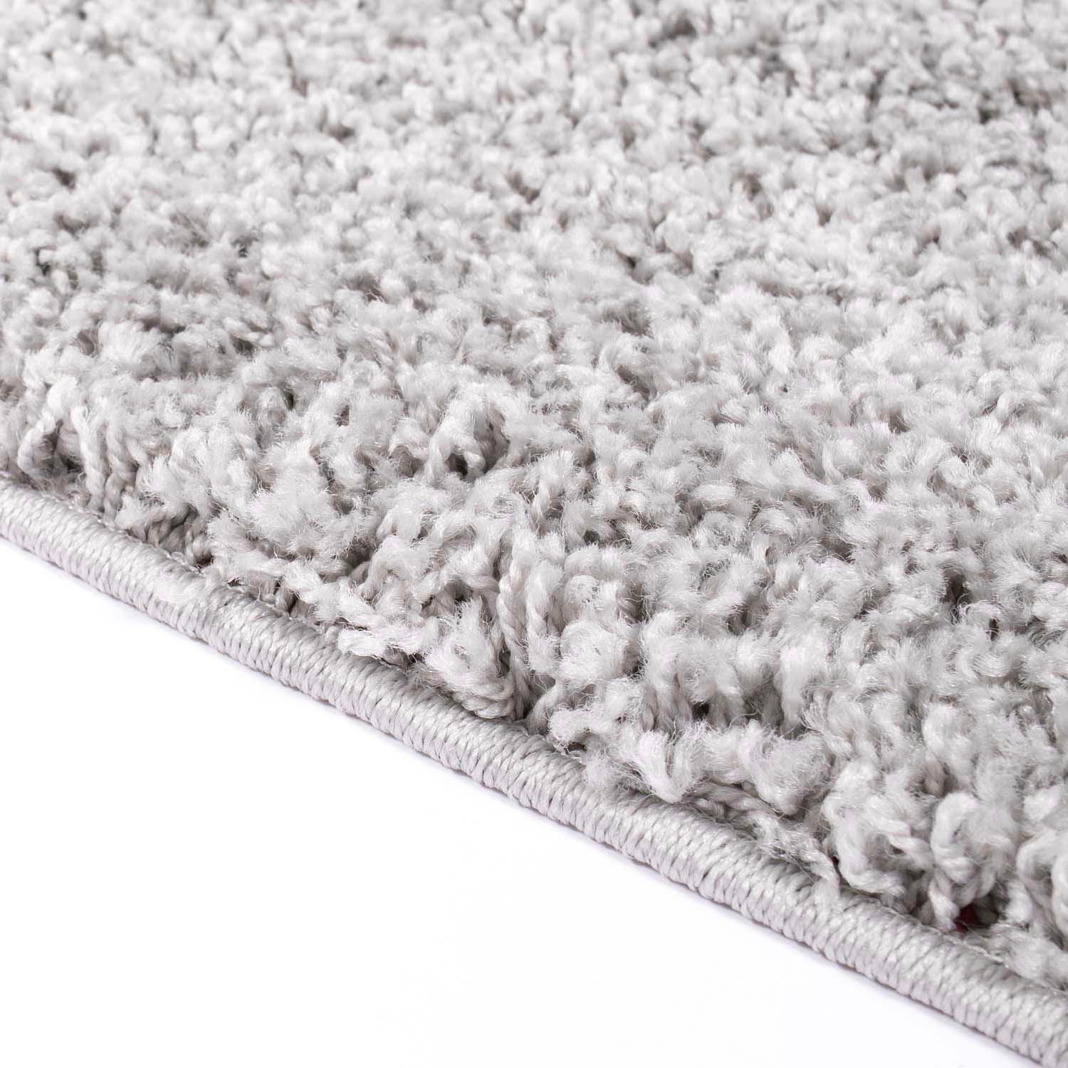 Carpet City Hochflor-Teppich »Shaggi uni 500« rechteckig 30 mm Höhe Läufer, Shaggy, Uni, Langflor, weich, Wohnzimmer, Schlafzimmer, Kinder