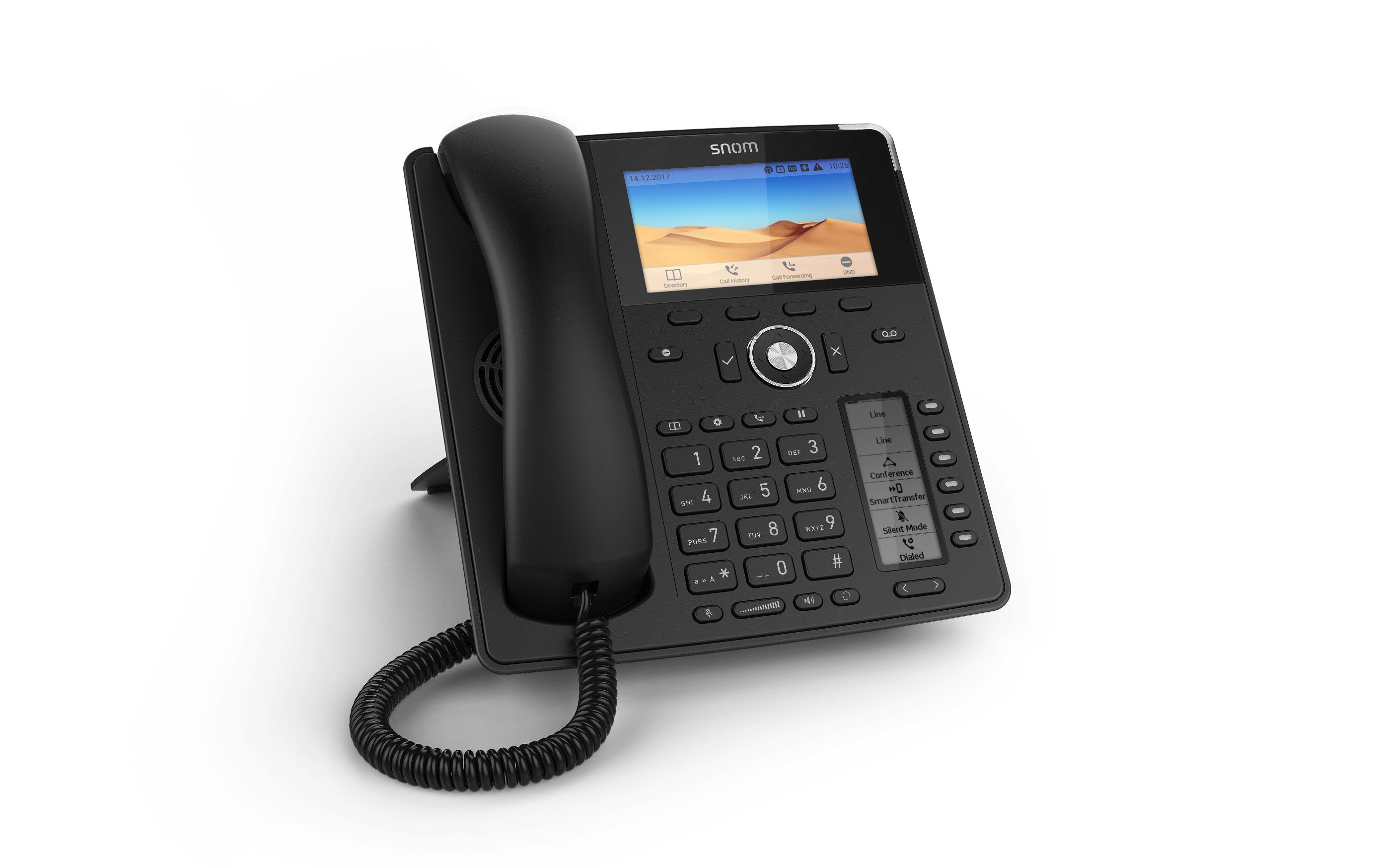 Tischtelefon D785N Schwarz<br>Die nächste Generation VoIP