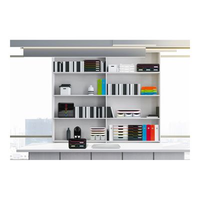 Exacompta Black Office - Module de classement 11 tiroirs - blanc/arlequin