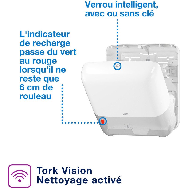 Distributeur d'essuie-mains rouleaux Tork Matic H1