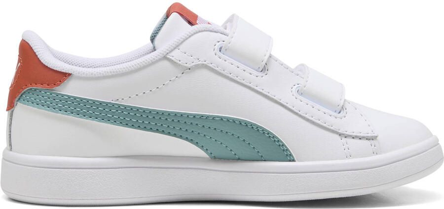 Puma Smash 3.0 sneakers wit aqua