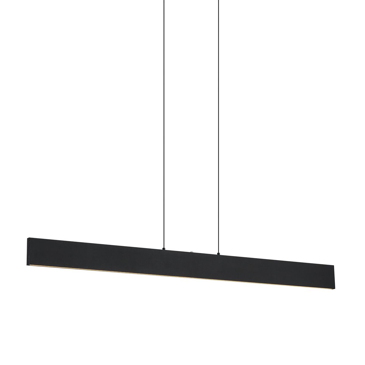 Moderne hanglamp zwart incl. LED dimbaar en 3-way switch easylift - Straight