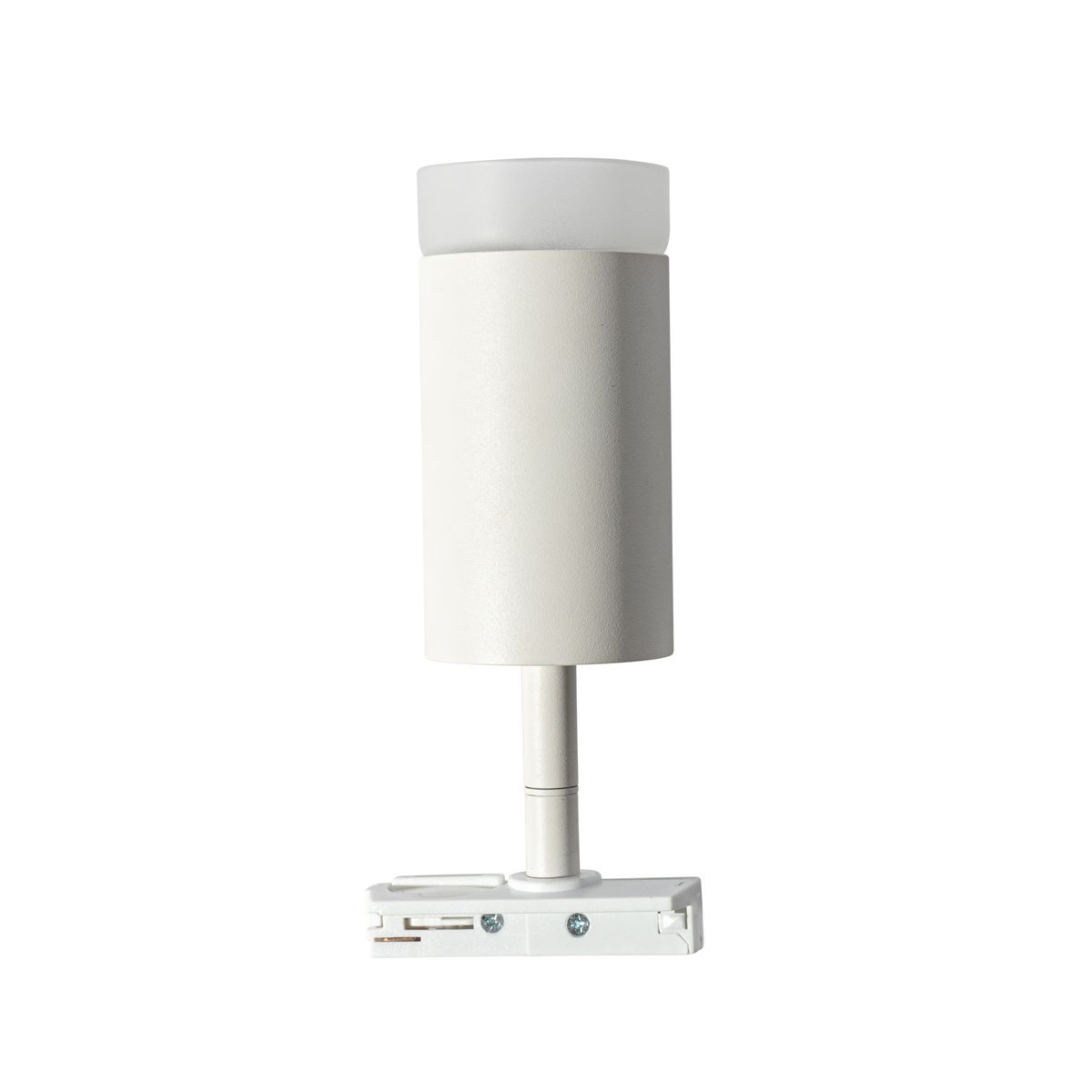 Moderne spot met witte ring voor railsysteem 1-fase GU10 50mm - Iconic Jeana