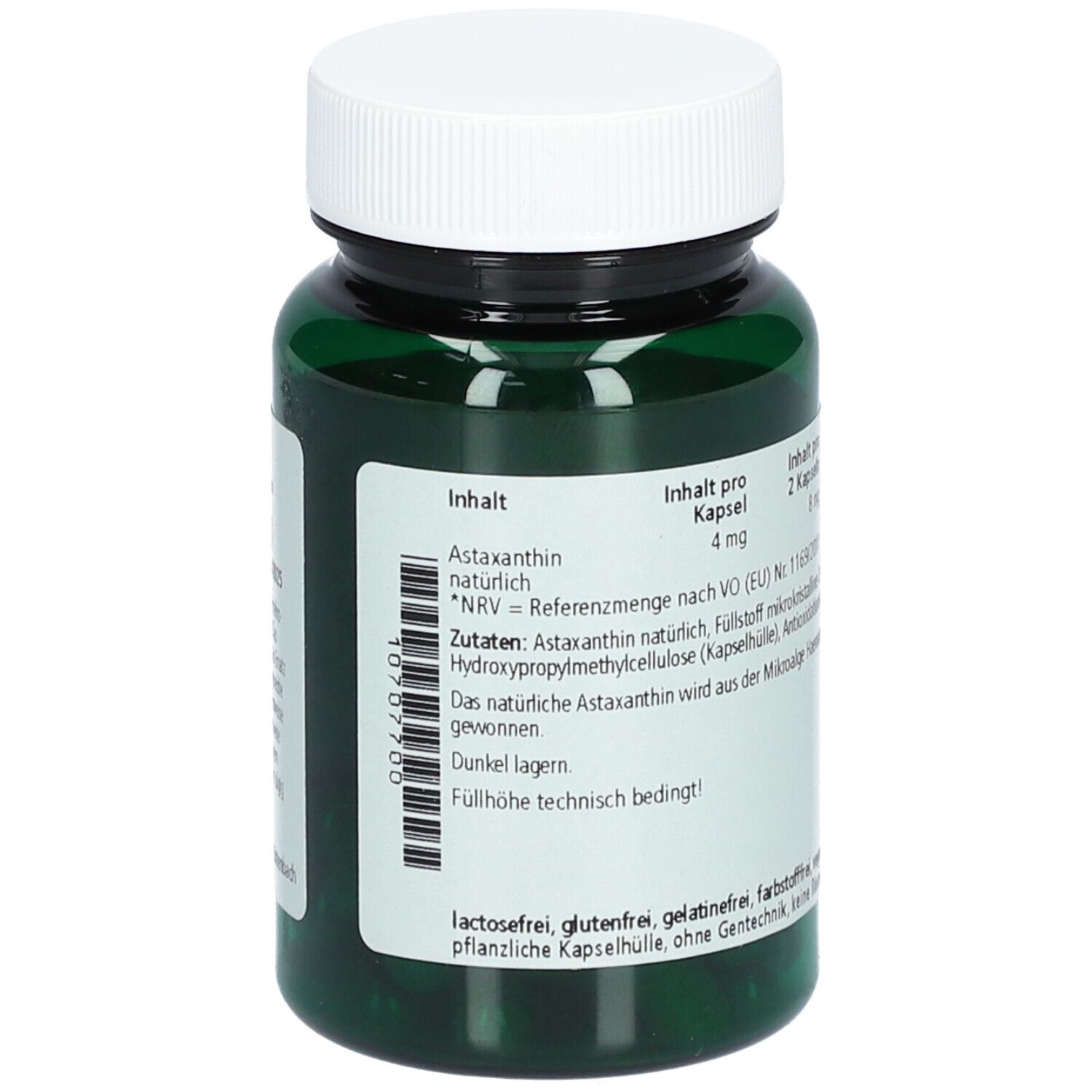 green line NUTRITHEKE Astaxanthin