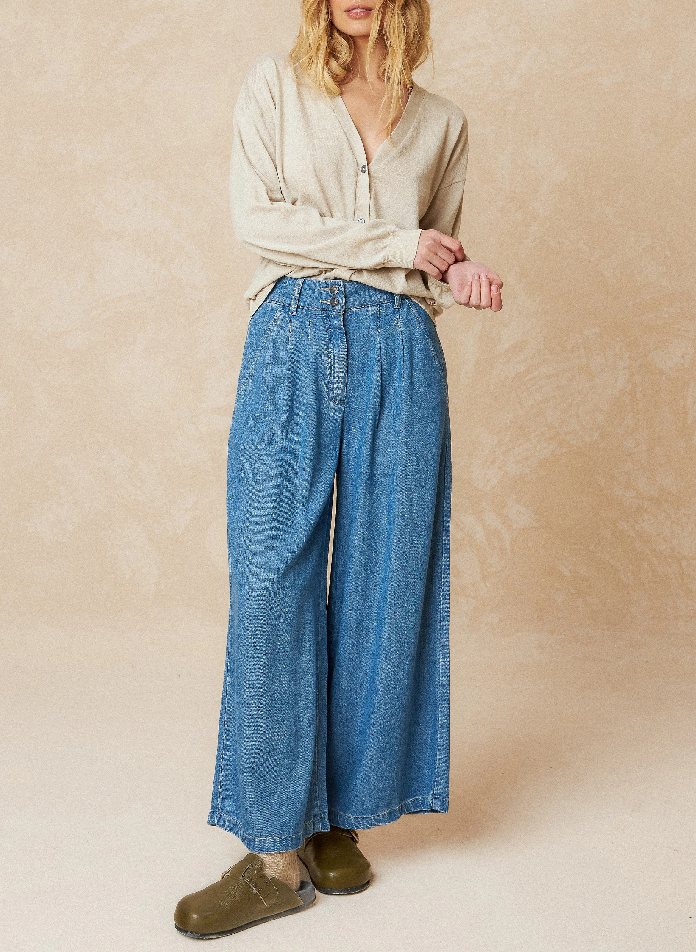 Jean large taille haute | Jean Stone