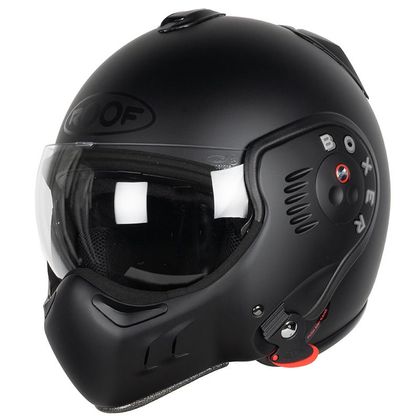 Casque ROOF BOXER V8 S - NOIR MAT + ECRAN DARK SMOKE - Noir