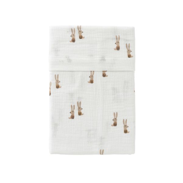 CottonBaby Soft Wieglaken - 75 x 90 cm - Rabbits