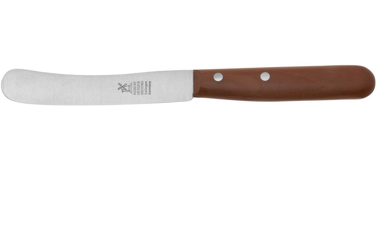 Robert Herder Breakfast Buckels, RVS, perenhout, ontbijtmes