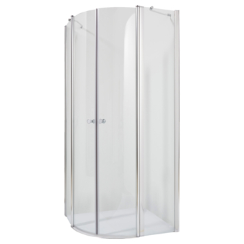 Atlantic douchecabine Cedar zilver glas 90 x 90 x 195 cm