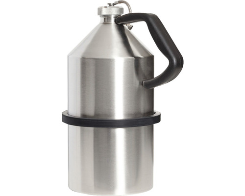 Falcon veiligheidskan met schroefdop, 5 l, roestvrij staal