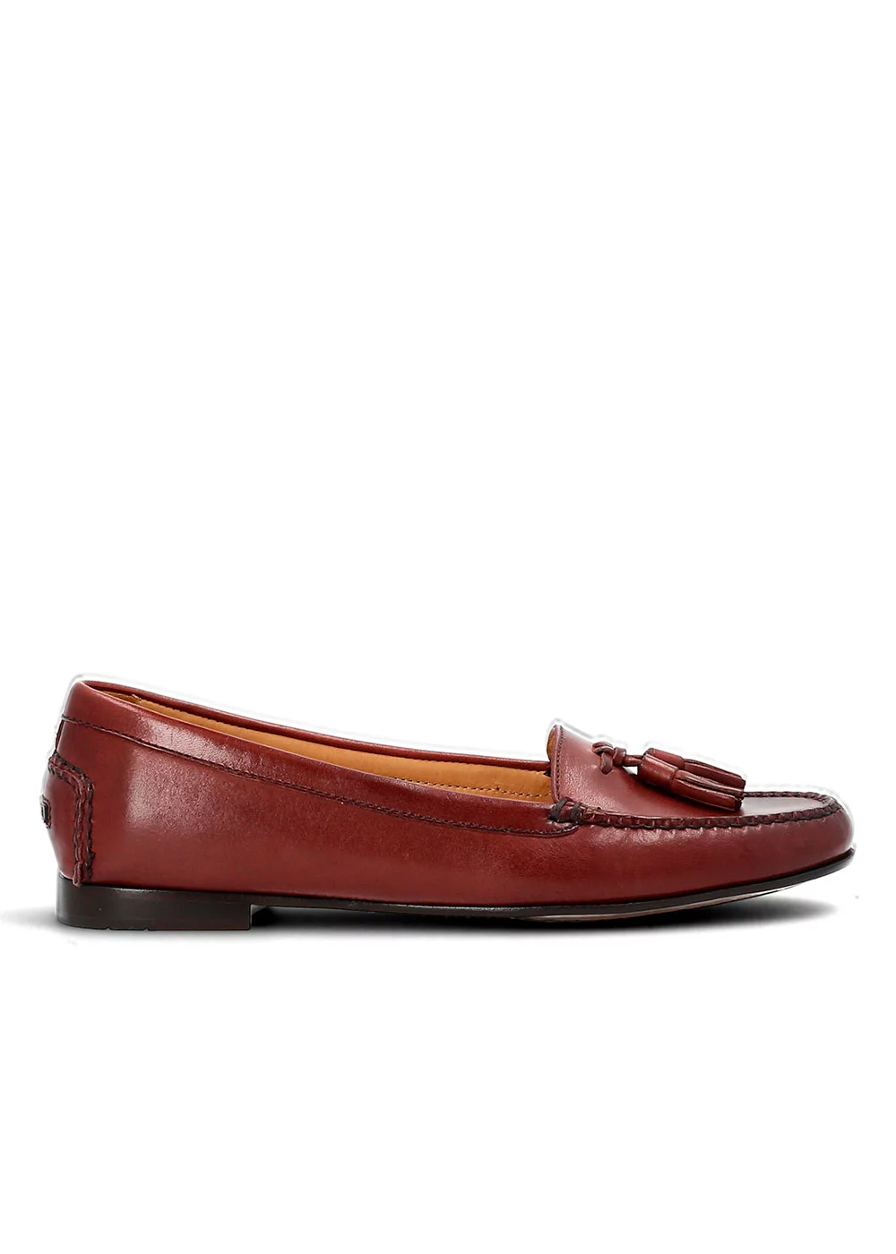 MOCASSIN BI TASSEL BORDEAUX