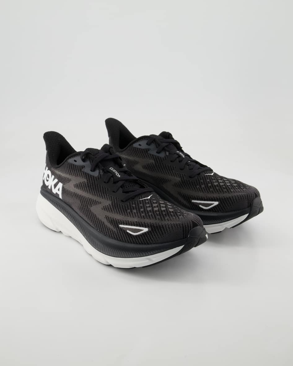 Hoka M Clifton 9 Sportschuhe in Schwarz