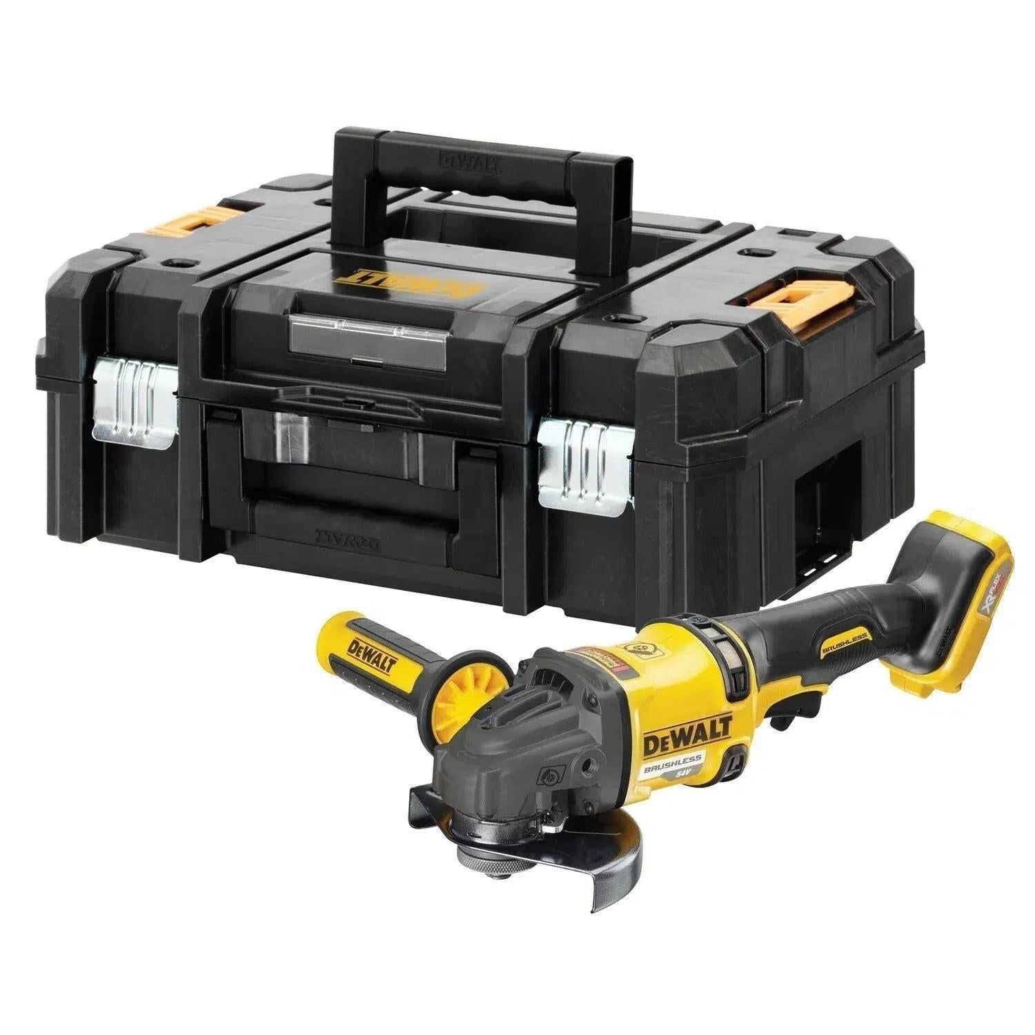 DeWALT DCG418NT Accu Haakse Slijper 125mm 54V XR FlexVolt Basic Body in TSTAK