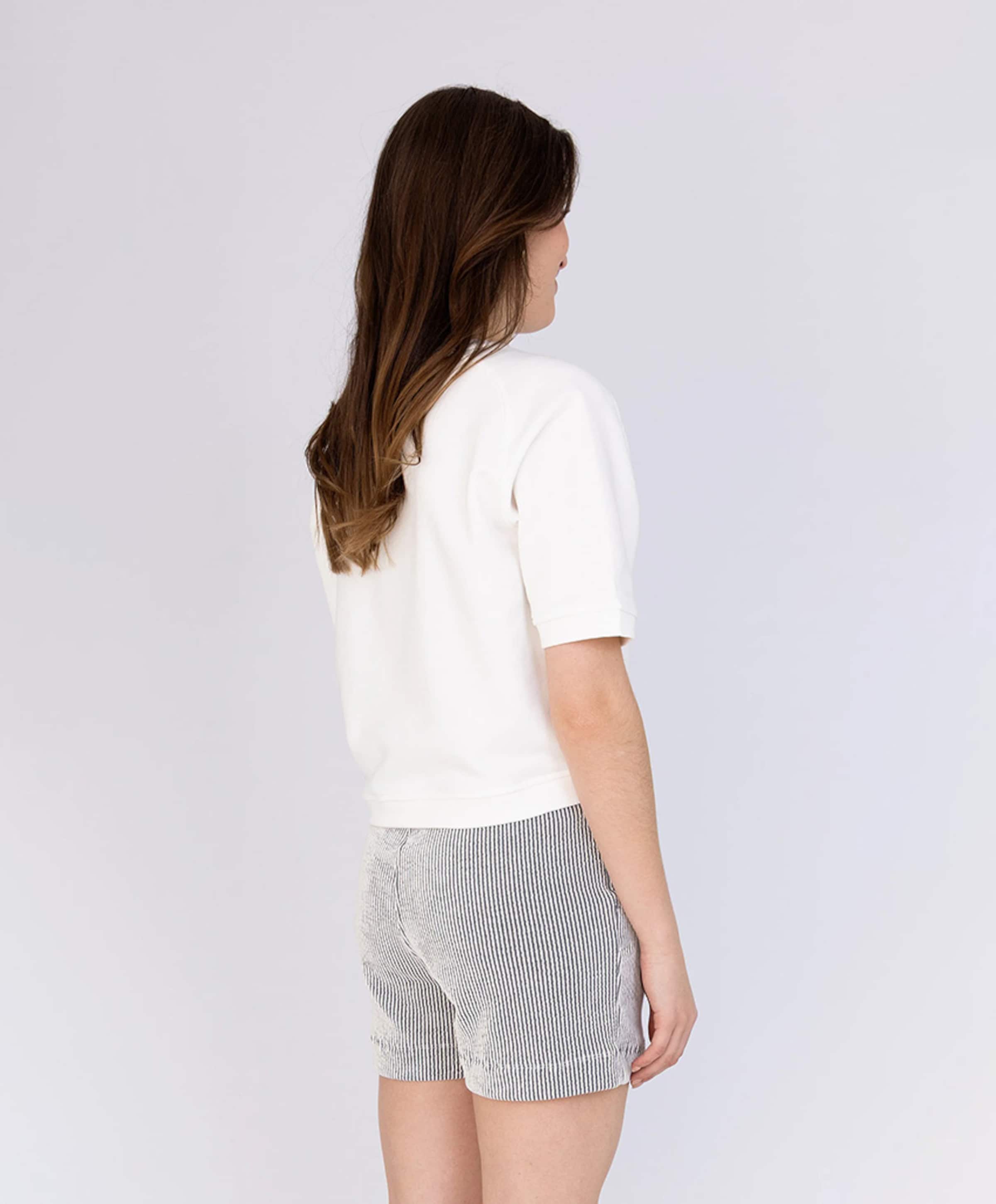 Anna Blue Dames sweater ecru