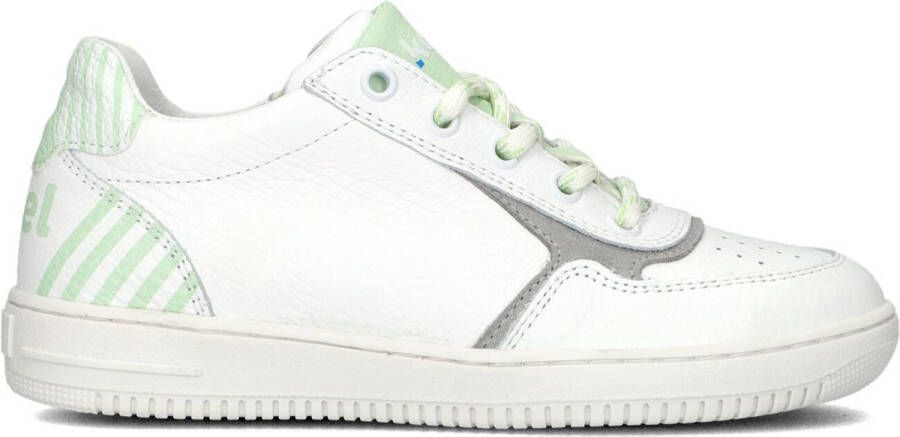 Koel4kids 23m003 Lage sneakers Leren Sneaker Meisjes Kids Wit