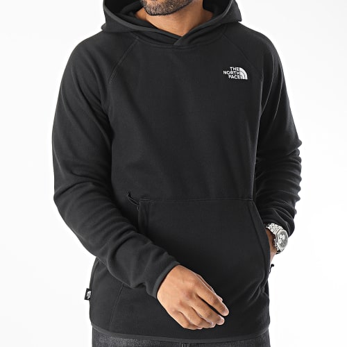 Sweat Capuche Polaire 100 Glacier A855Z Noir