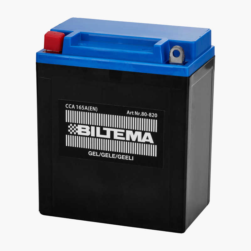 MC-batteri gelé, 12 V, 12 Ah, 134 x 80 x 161 mm