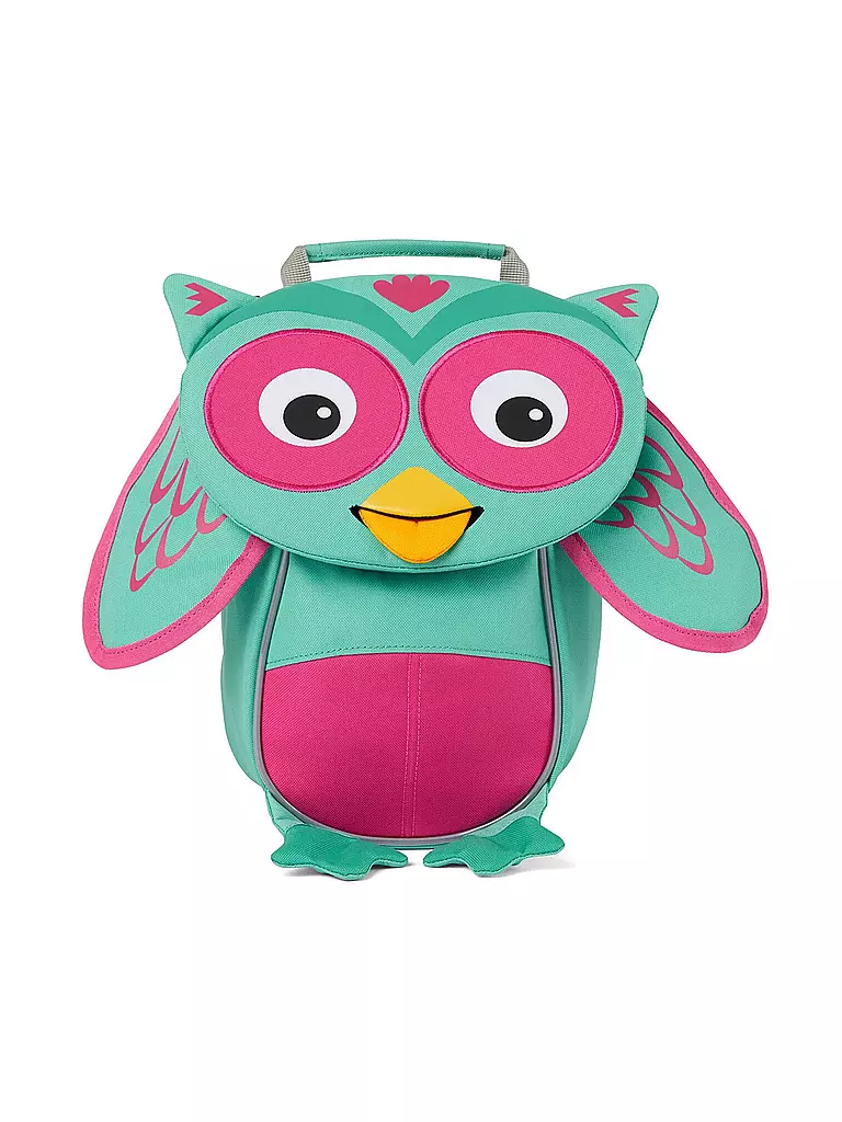 AFFENZAHN Kinder Rucksack Kleine Freunde - Eule türkis