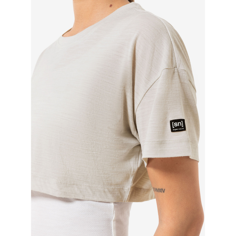 Super.Natural Damen Crop T-Shirt