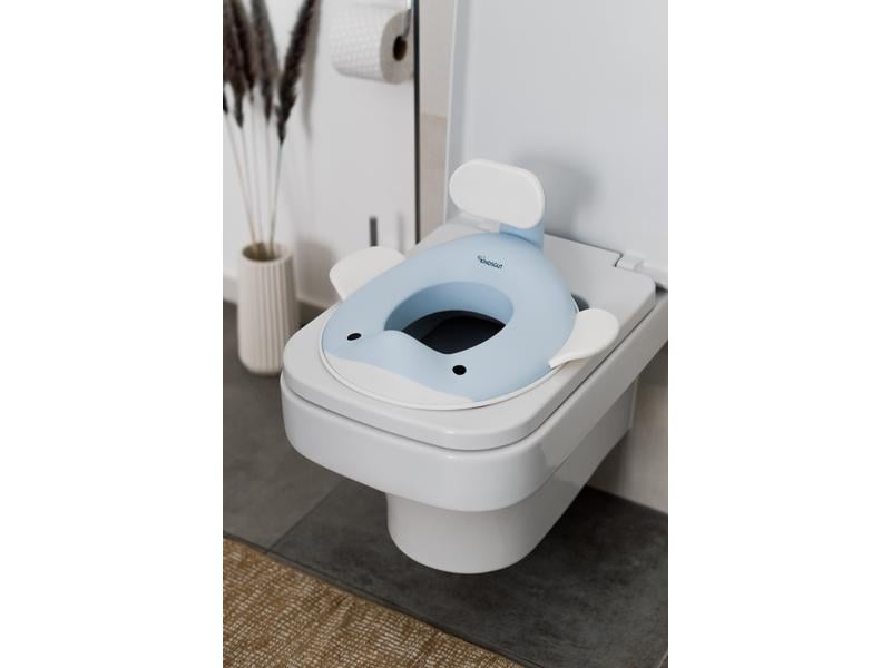 Kindsgut Toilettensitz Wal Hellblau Toilettensitz für Kinder