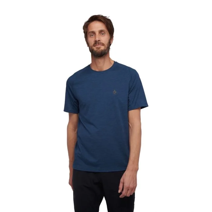 Black Diamond Herre T-shirts Lightwire Short Sleeve Tech Tee Blå