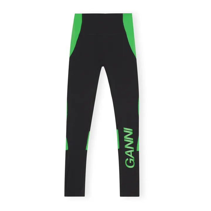 Ganni Legging Ultra Active Taille Haute Matières Recyclées | Noir
