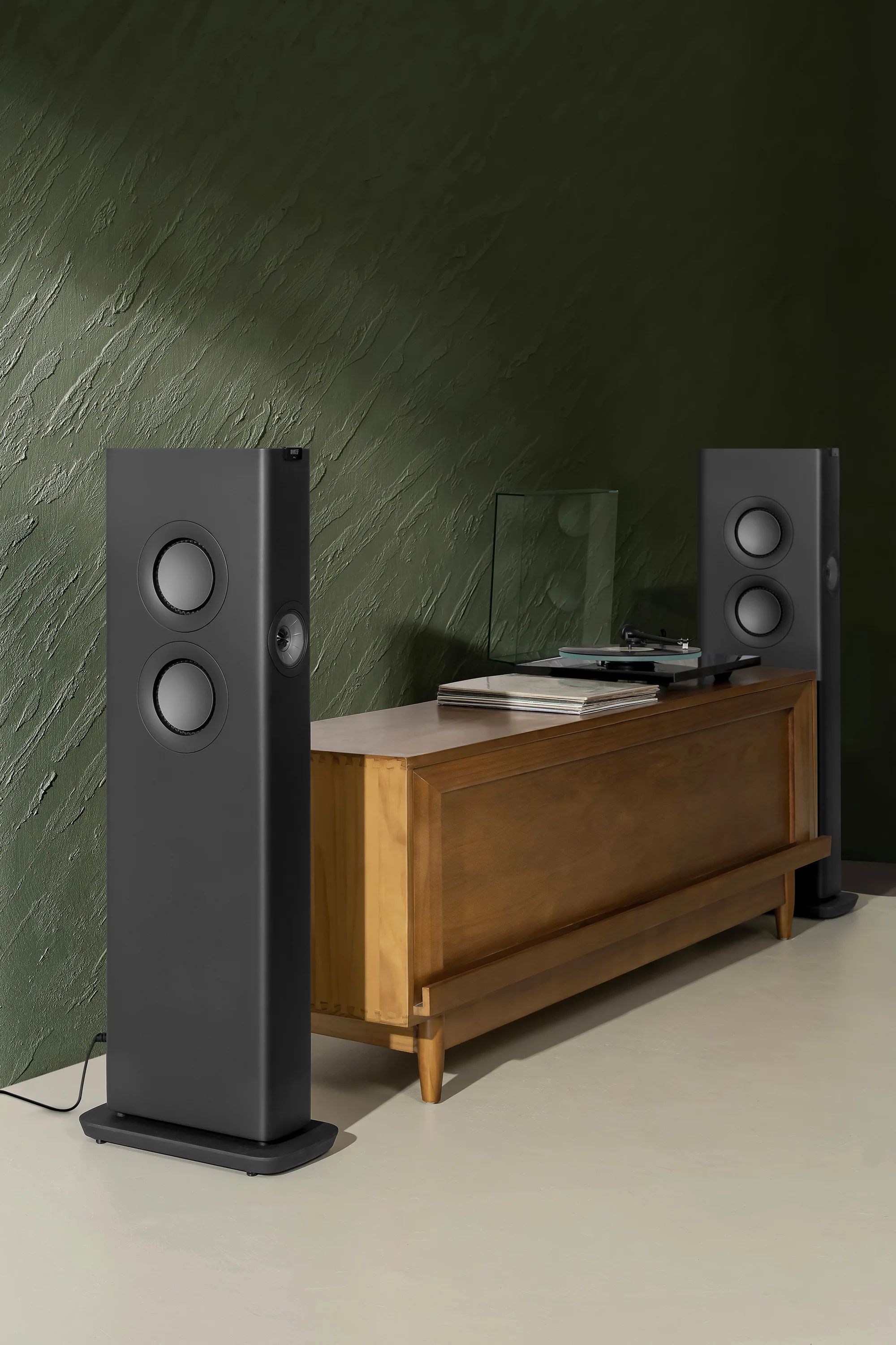 KEF LS60 Wireless Noir Carbon Enceintes sans fil hi-fi