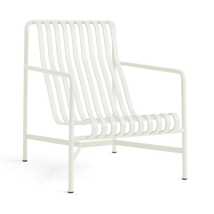 HAY - Palissade Lounge Chair High, cremeweiss
