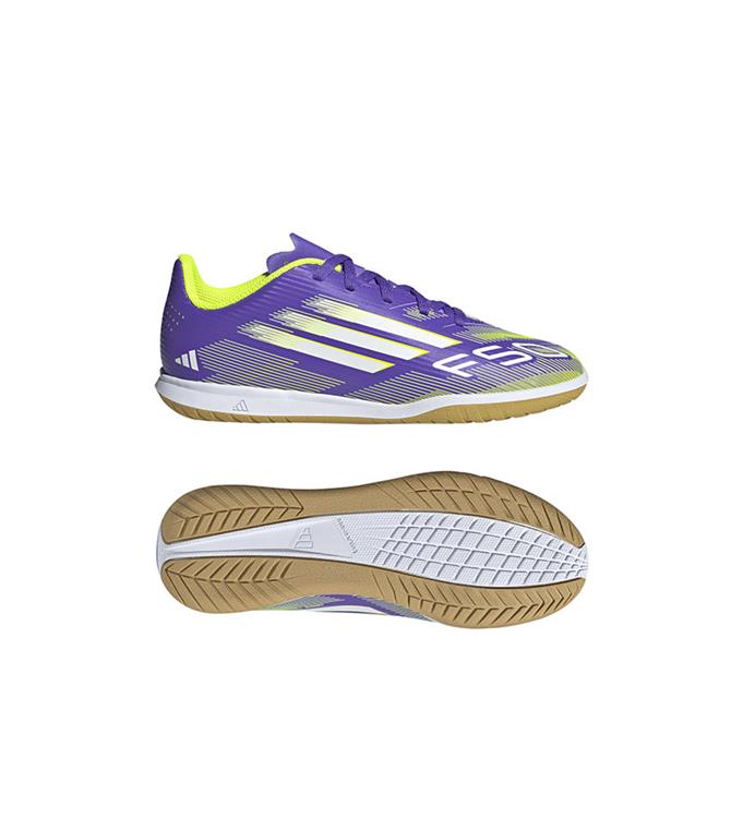 adidas F50 Club Indoor JI0042 PURRUS-FTWWHT-LUCLEM