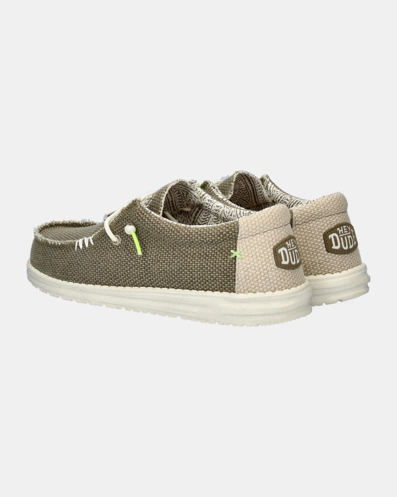 Hey Dude Wally Braided Instapschoenen  - groen