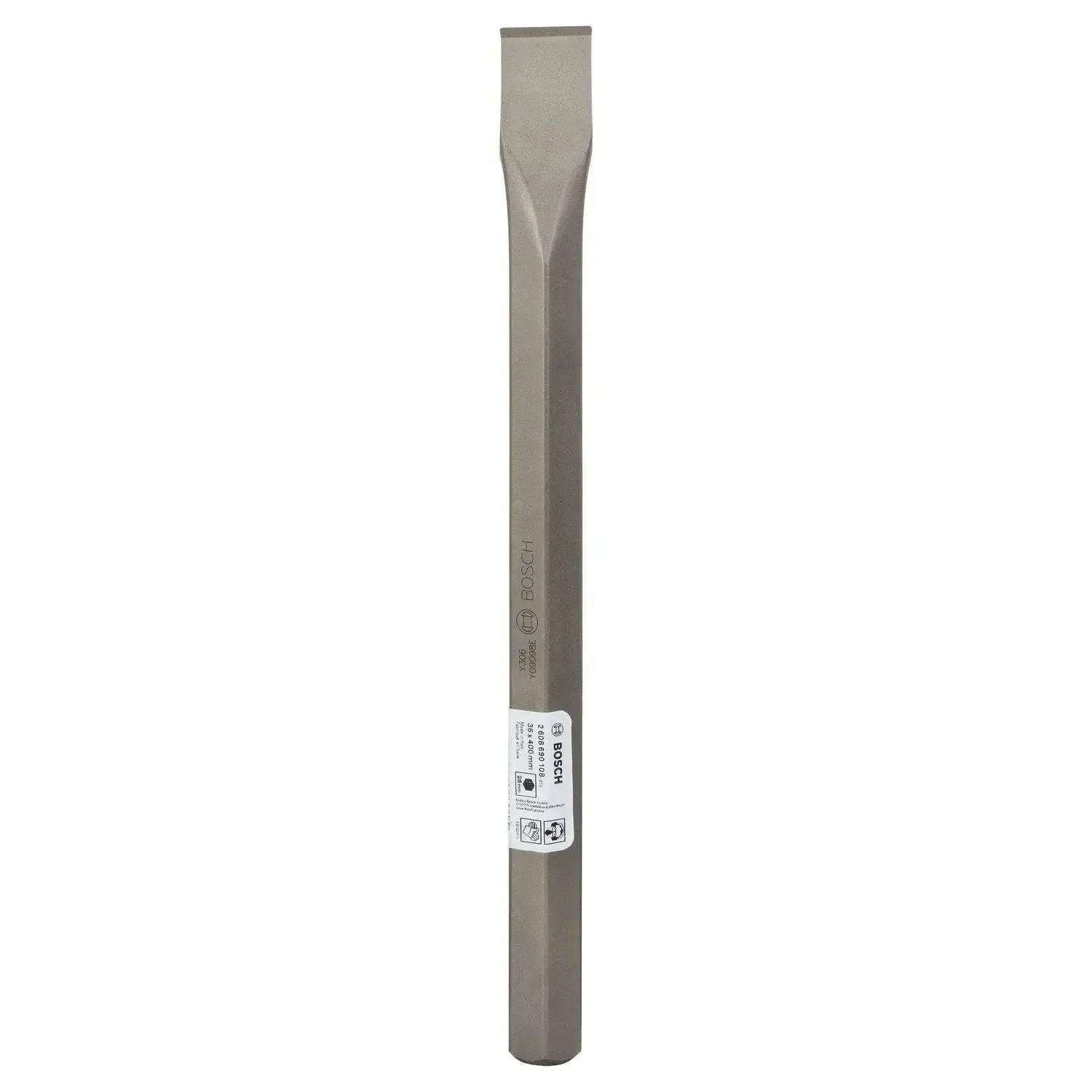 Bosch Professional Platte beitel 28mm zeskant 400 x 35 mm - 2608690108