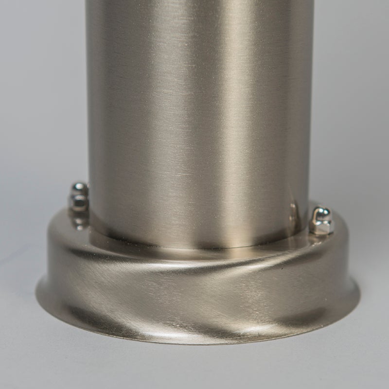 Moderne buitenverlichtingsmast staal 110 cm IP44 - Rox